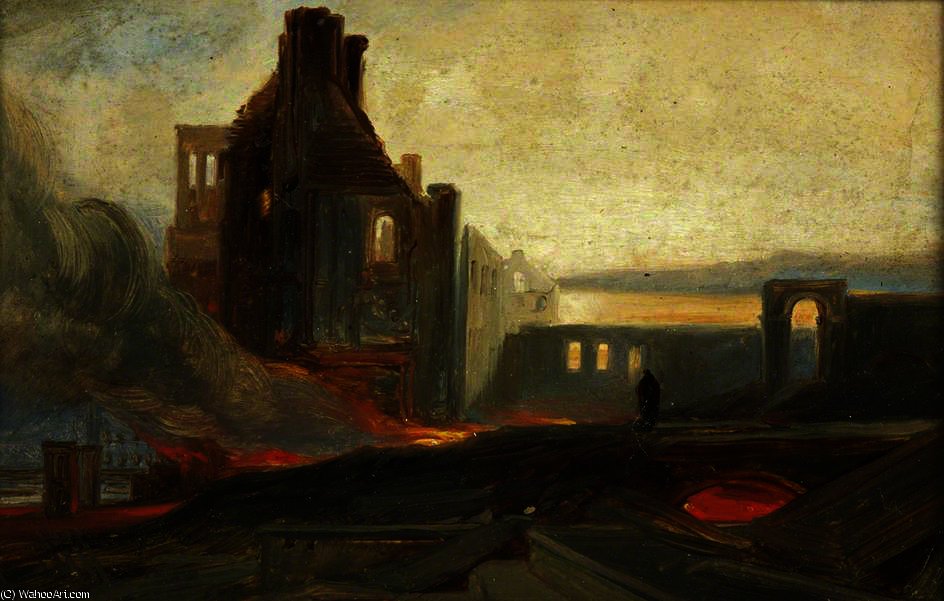 Bristol Riots - Ruins Of Warehouses In Prince Street — William James Müller