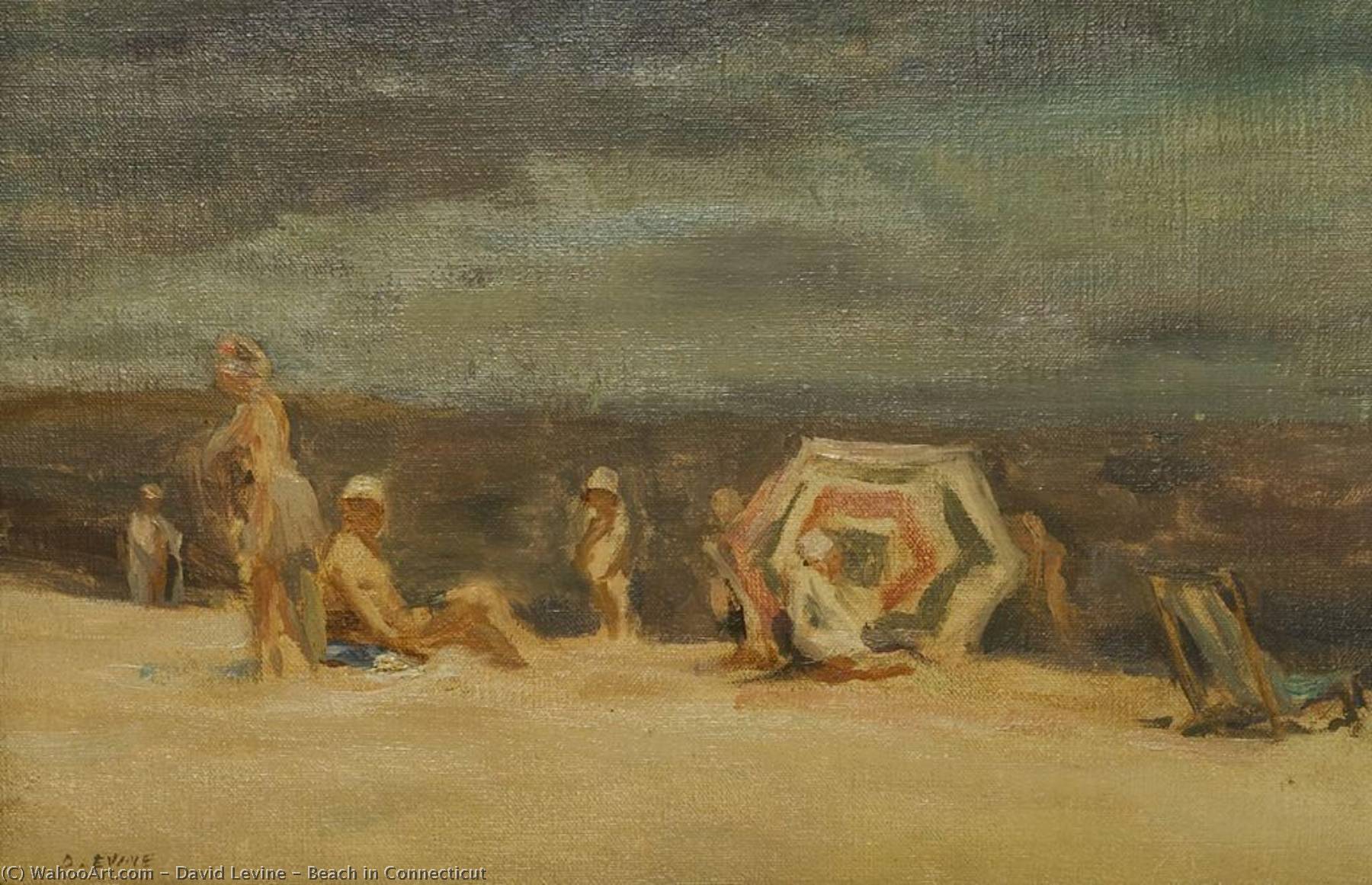 Beach In Connecticut — David Levine