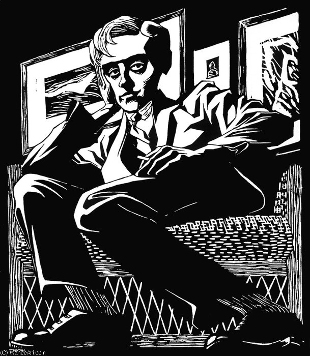 Portrait In A Chair — Maurits Cornelis Escher