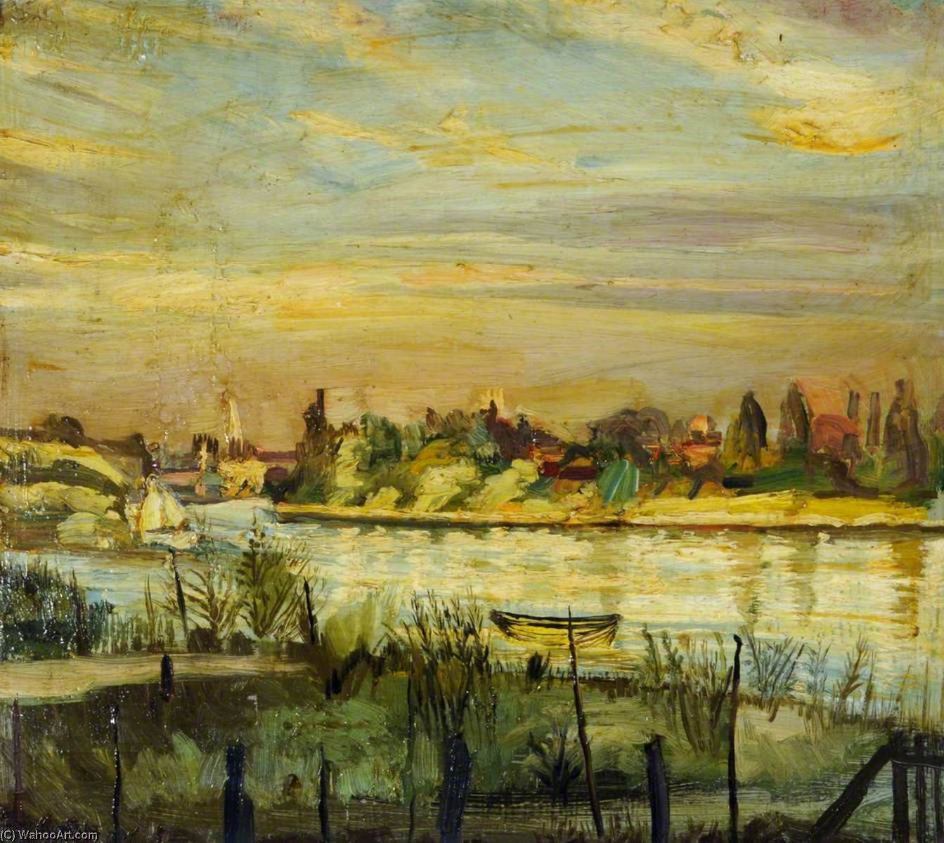 Peace And Light, The Thames, Chiswick — Francis Ferdinand Maurice Cook