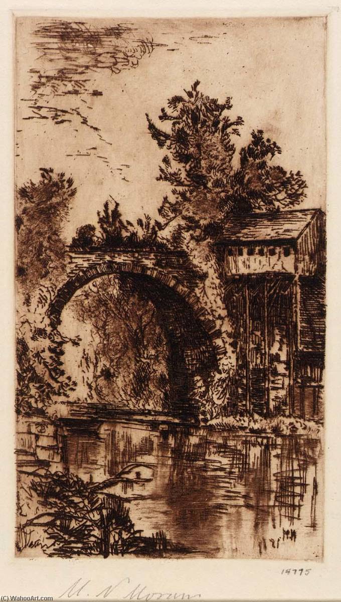Bridge Over The Buskill, Easton, Pa — Mary Nimmo Moran