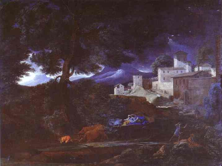 Landscape With A Castle — Nikolaus Poussin