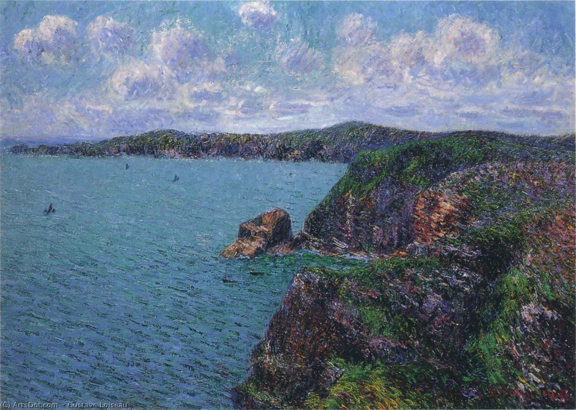 Cliffs At Cap Frehel — Густав Лоизоль