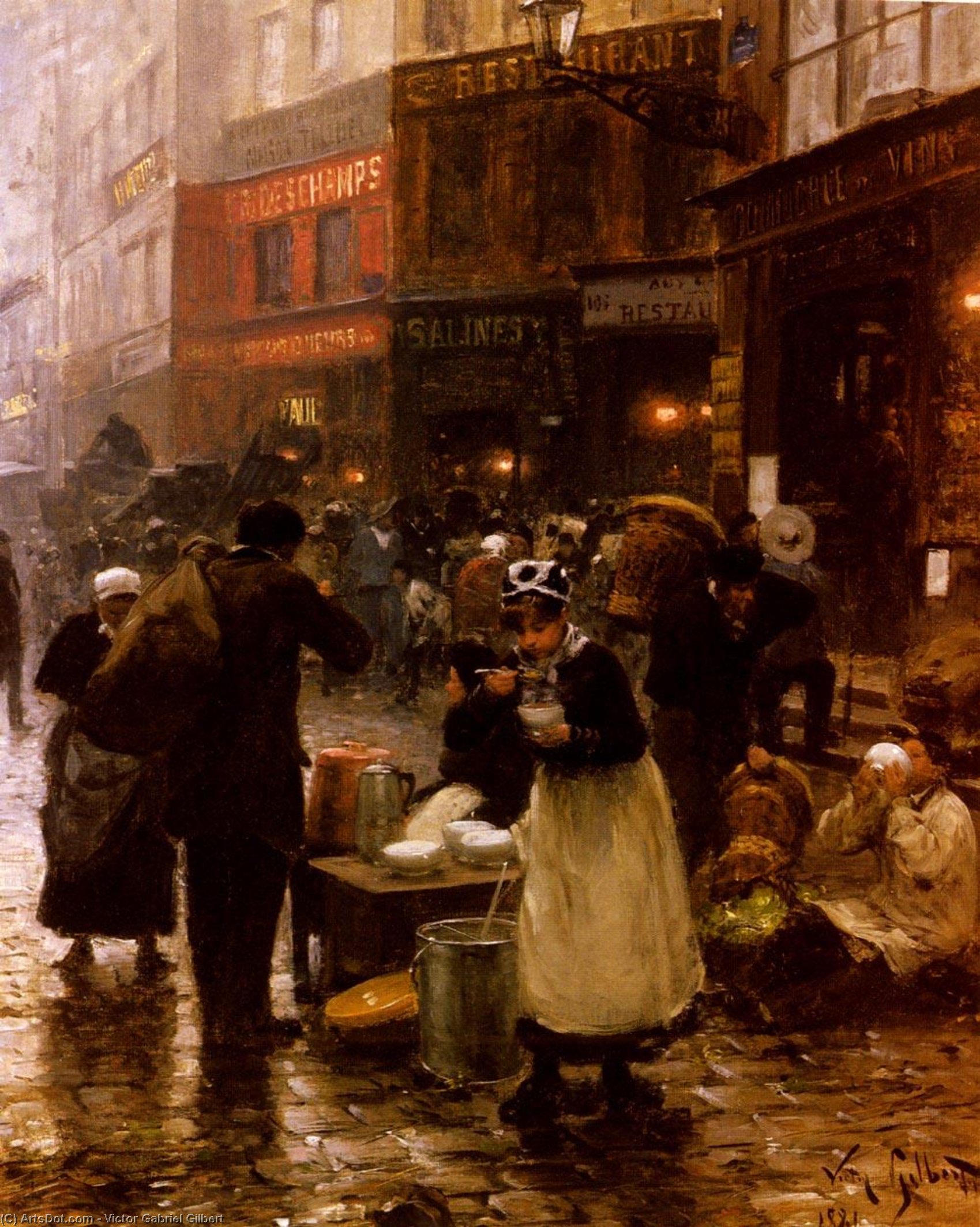 Le Jour De Marche — Victor Gabriel Gilbert