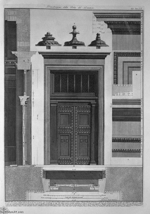 Demonstration Of The Door Of The Pantheon — Giovanni Battista Piranesi