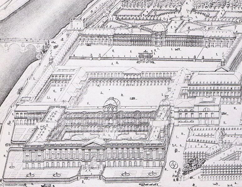 Projet Meeting The Louvre And The Tuileries. — Charles Percier