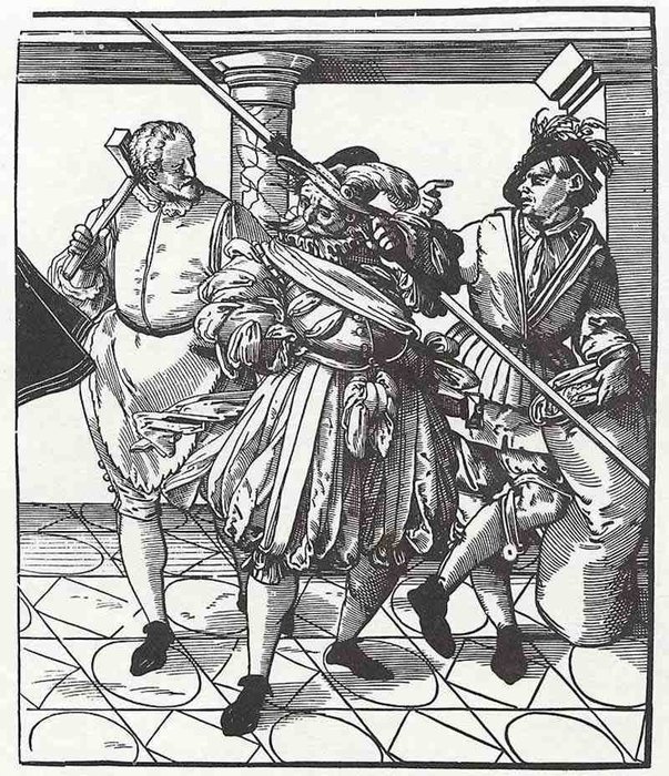The Secular Hierarchy, Artisans, Soldiers And Traders — Tobias Stimmer
