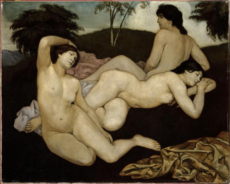 Après Le Bain (les Nymphes) — Émile Bernard