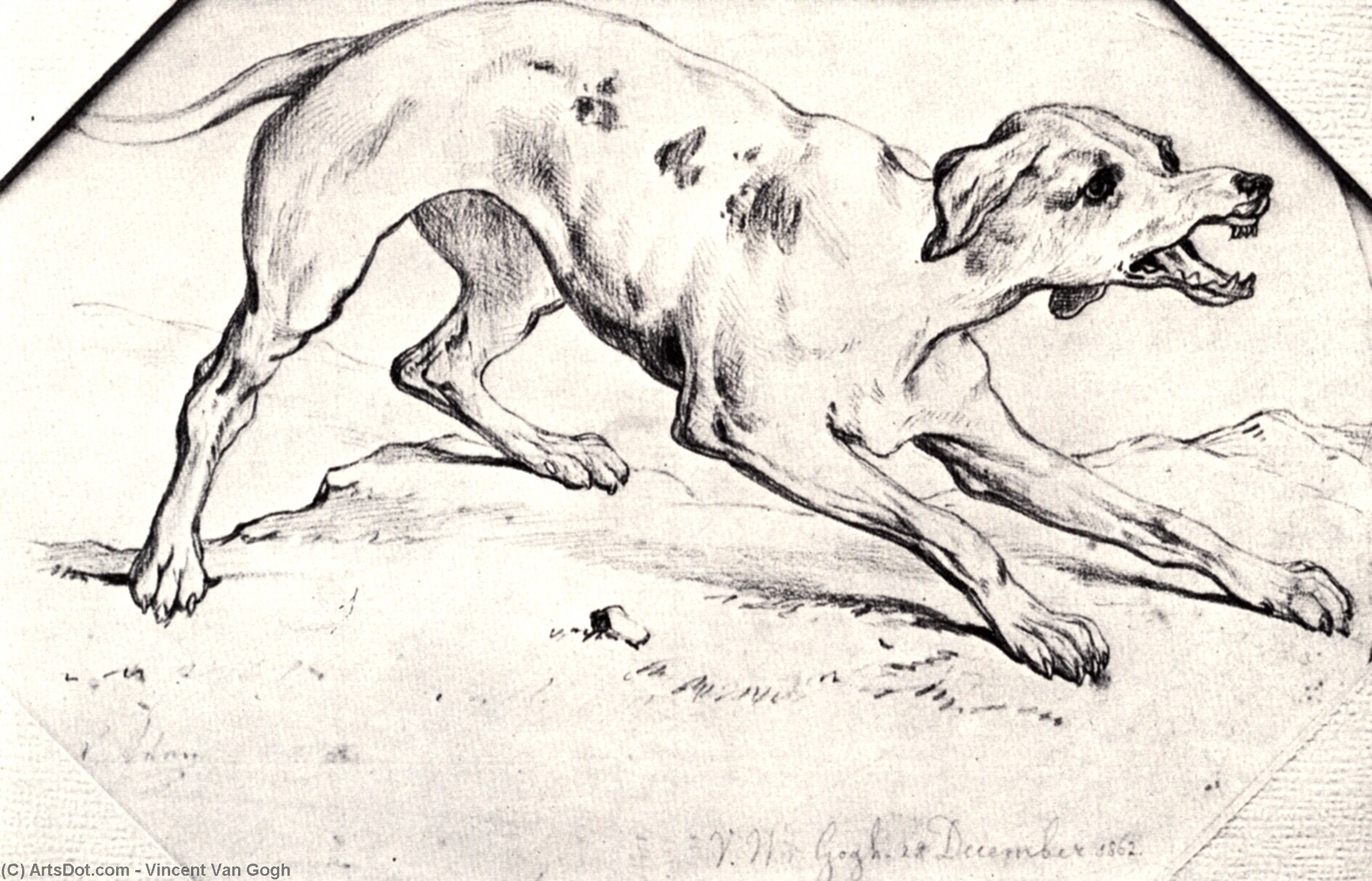 Dog — Vincent Willem Van Gogh