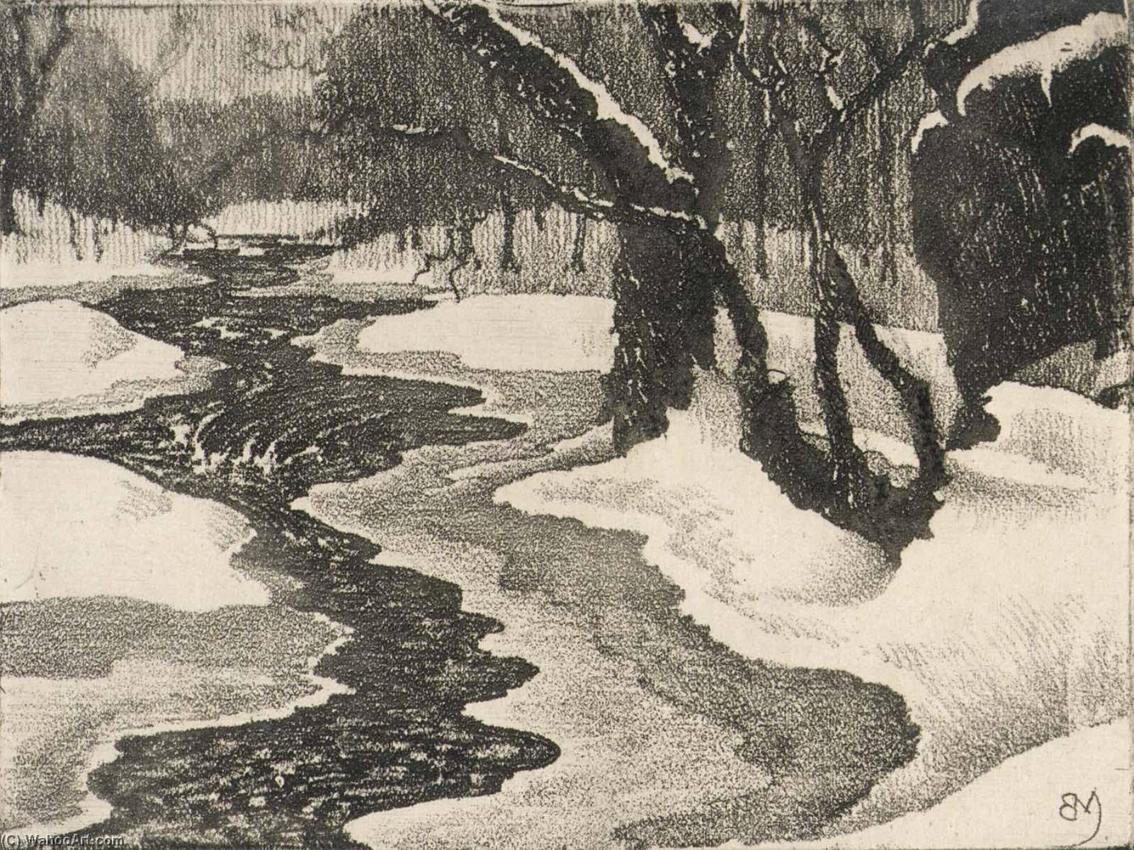 Rock Creek In Winter — Benson B Moore