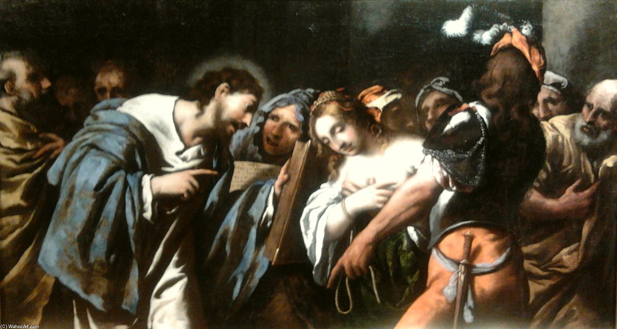 Christ And The Adulteress — Detto Pietro Della Vecchia Pietro Muttoni