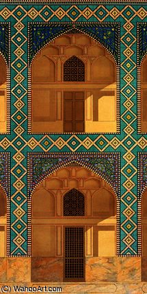 Detail Of The Courtyard Arcades — Pascal Xavier Coste