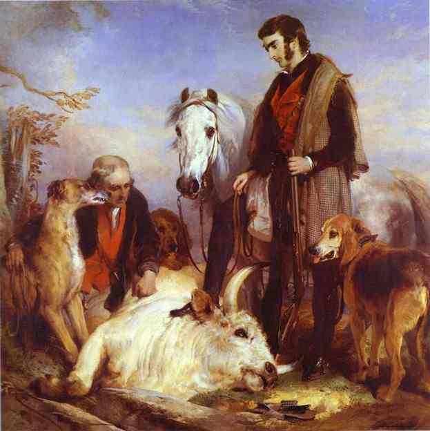 Death Of The Wild Bull — Sir Edwin Henry Landseer