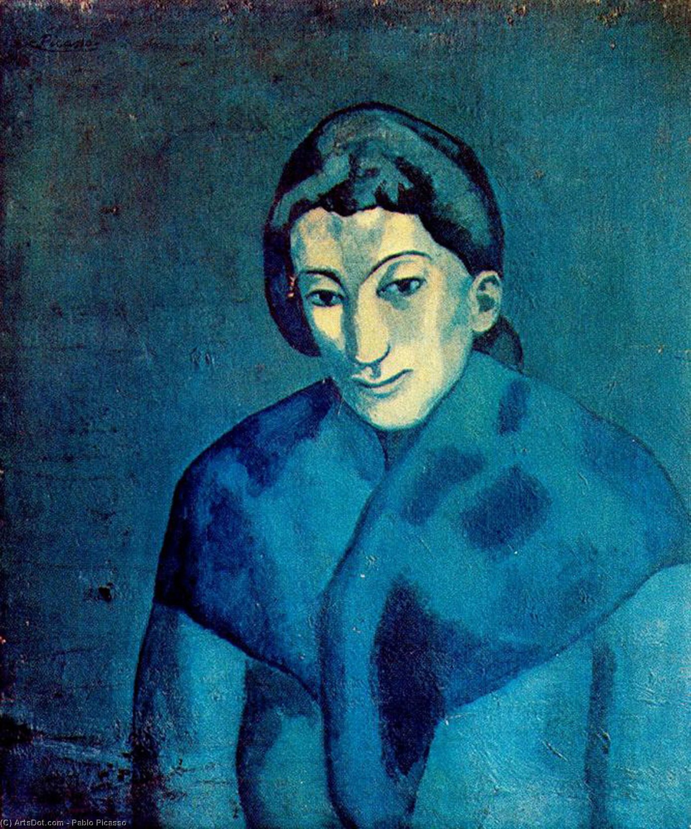 Woman In A Shawl — Pablo Picasso