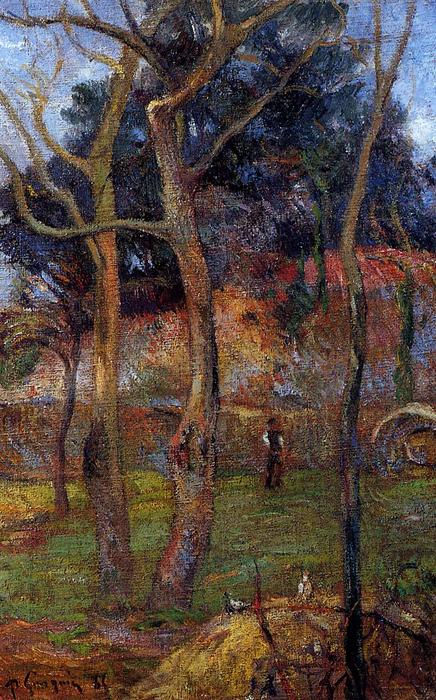 Bare Trees — Eugène Henri Paul Gauguin