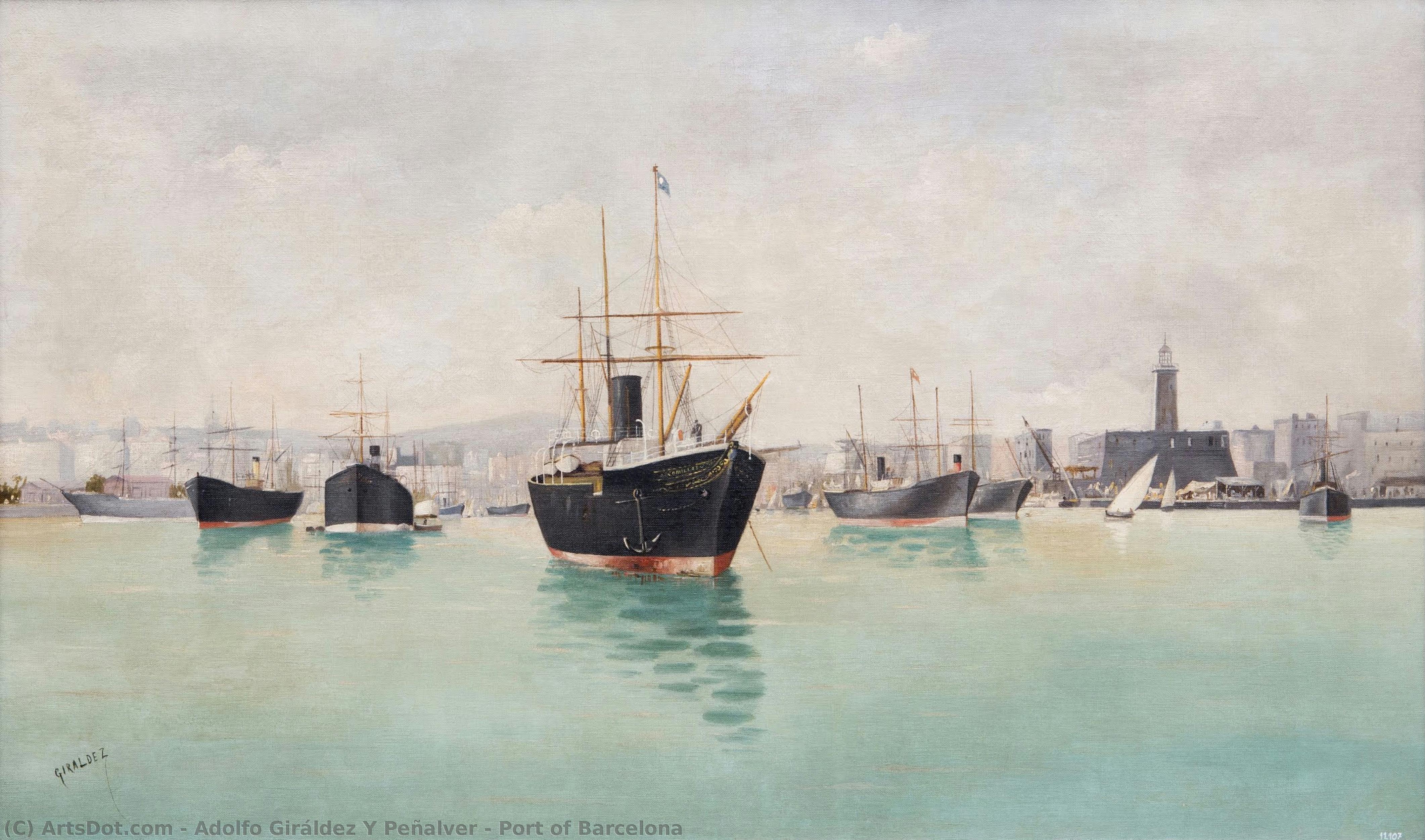 Port Of Barcelona — Adolfo Giráldez Y Peñalver