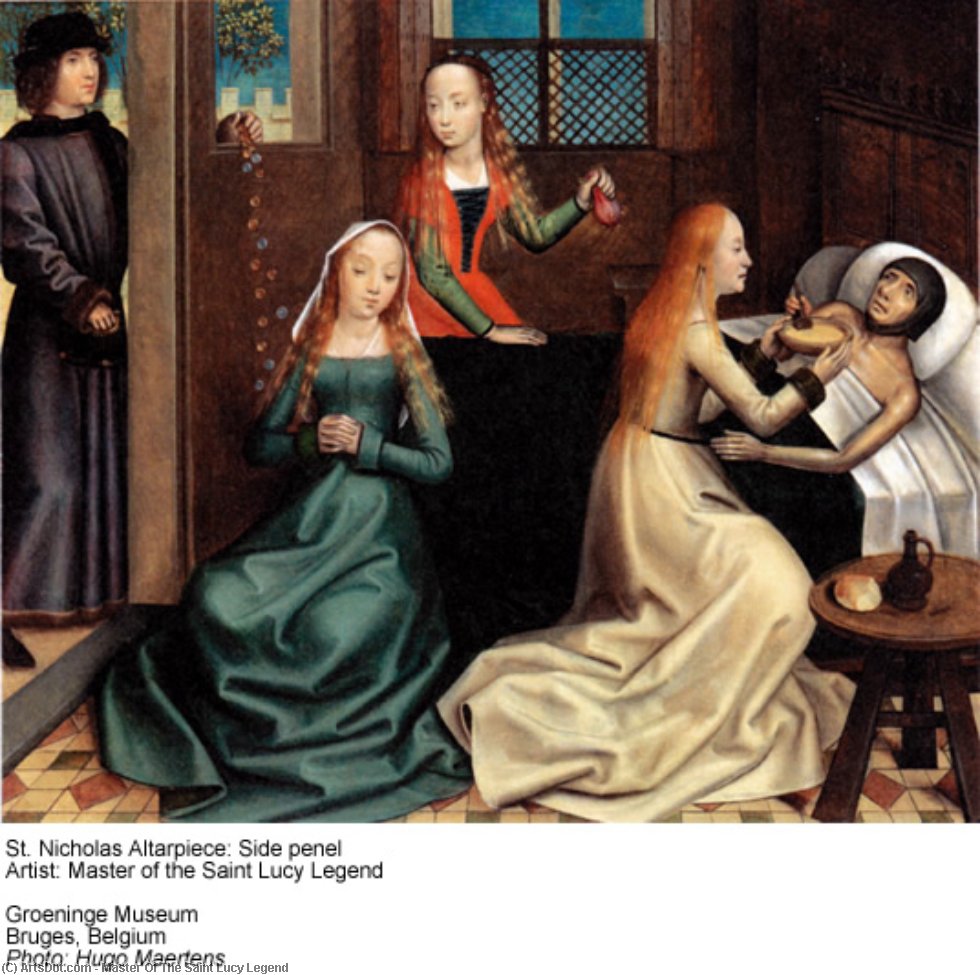 Charity Of St Nicholas — Master Of The Saint Lucy Legend