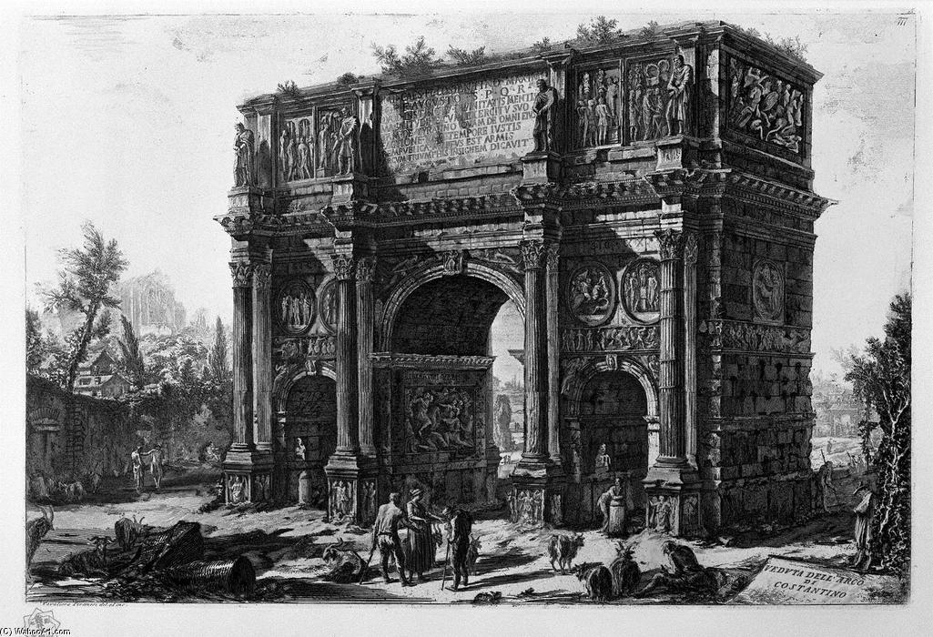 View Of The Arch Of Constantine — Giovanni Battista Piranesi