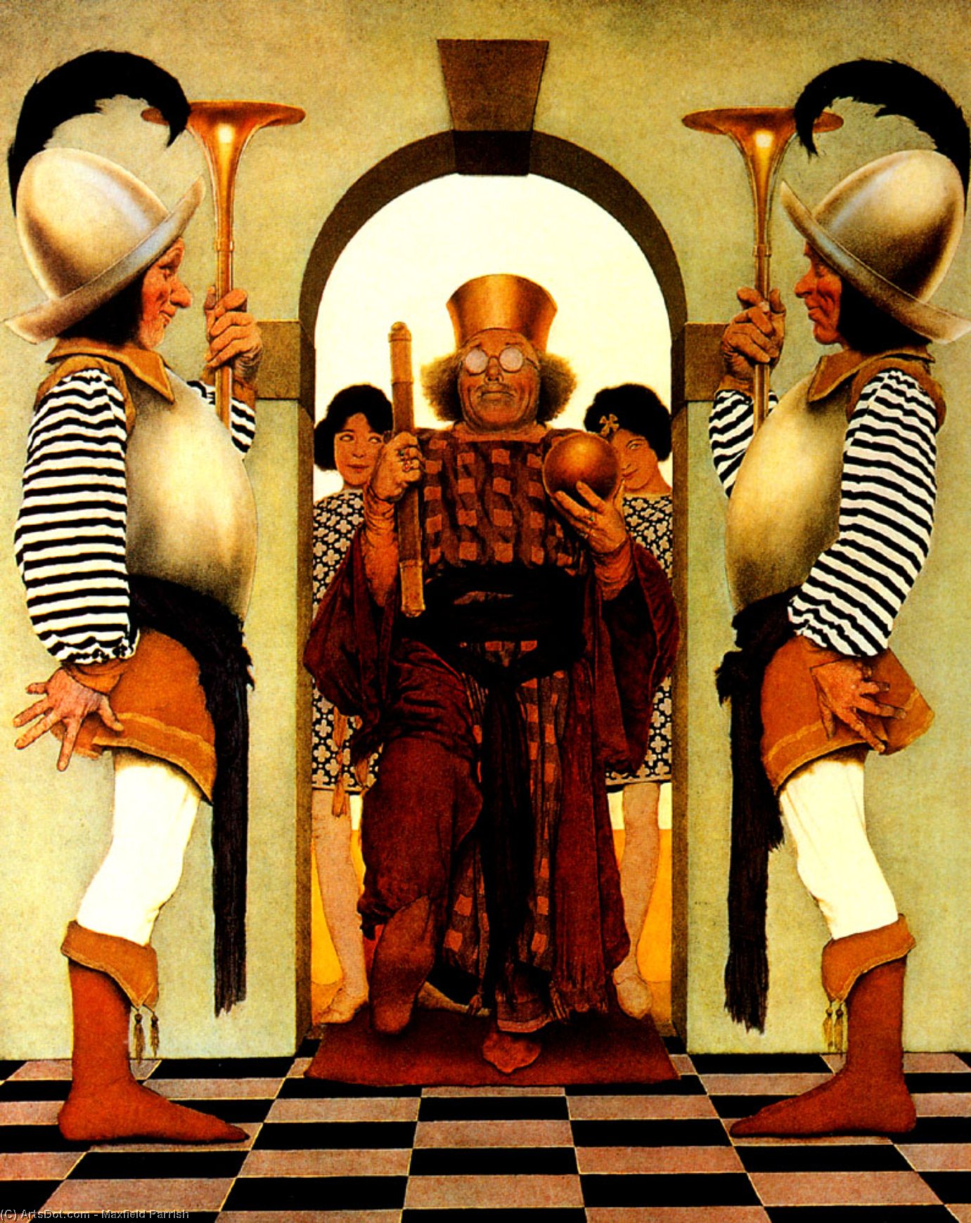 Entrance Of Pompdebile, King Of Hearts — Максфилд Периш