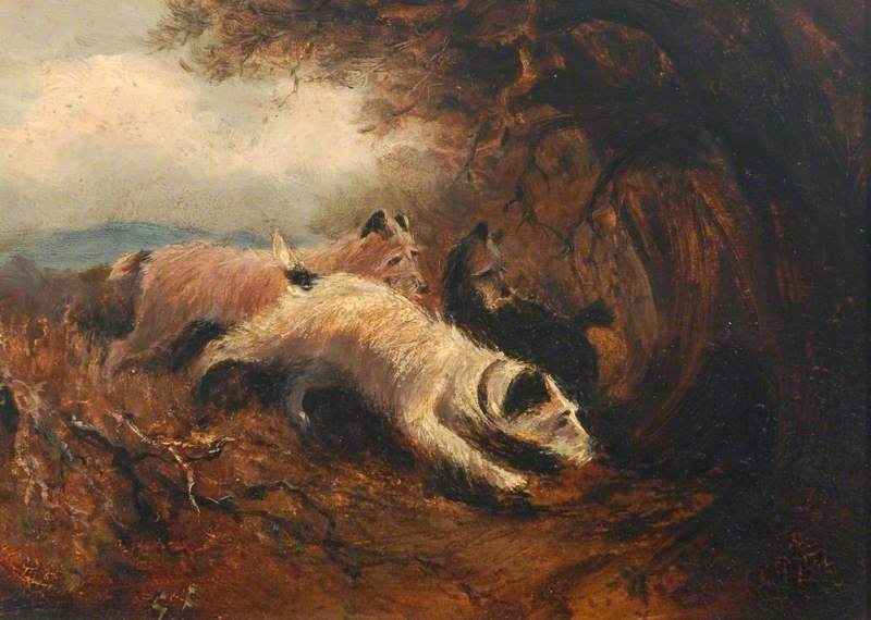 Hunt Terriers (1) — George Algernon Fothergill