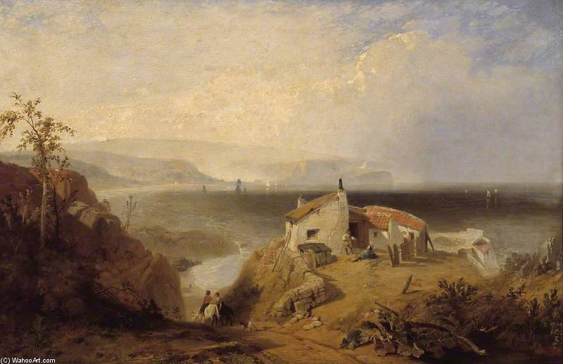 The Mulgrave Alum Works At Sandsend, Yorkshire Coast — James Baker Pyne