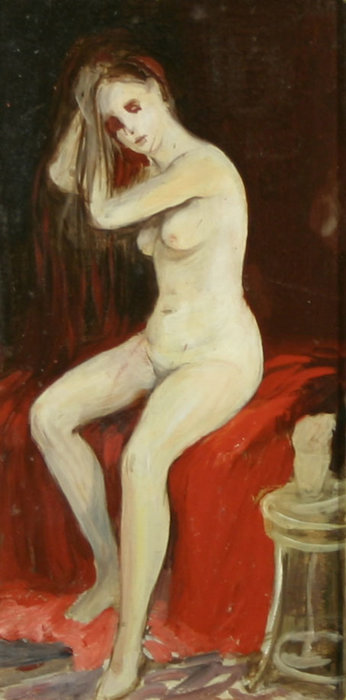 Seated Nude — Георг Люкс