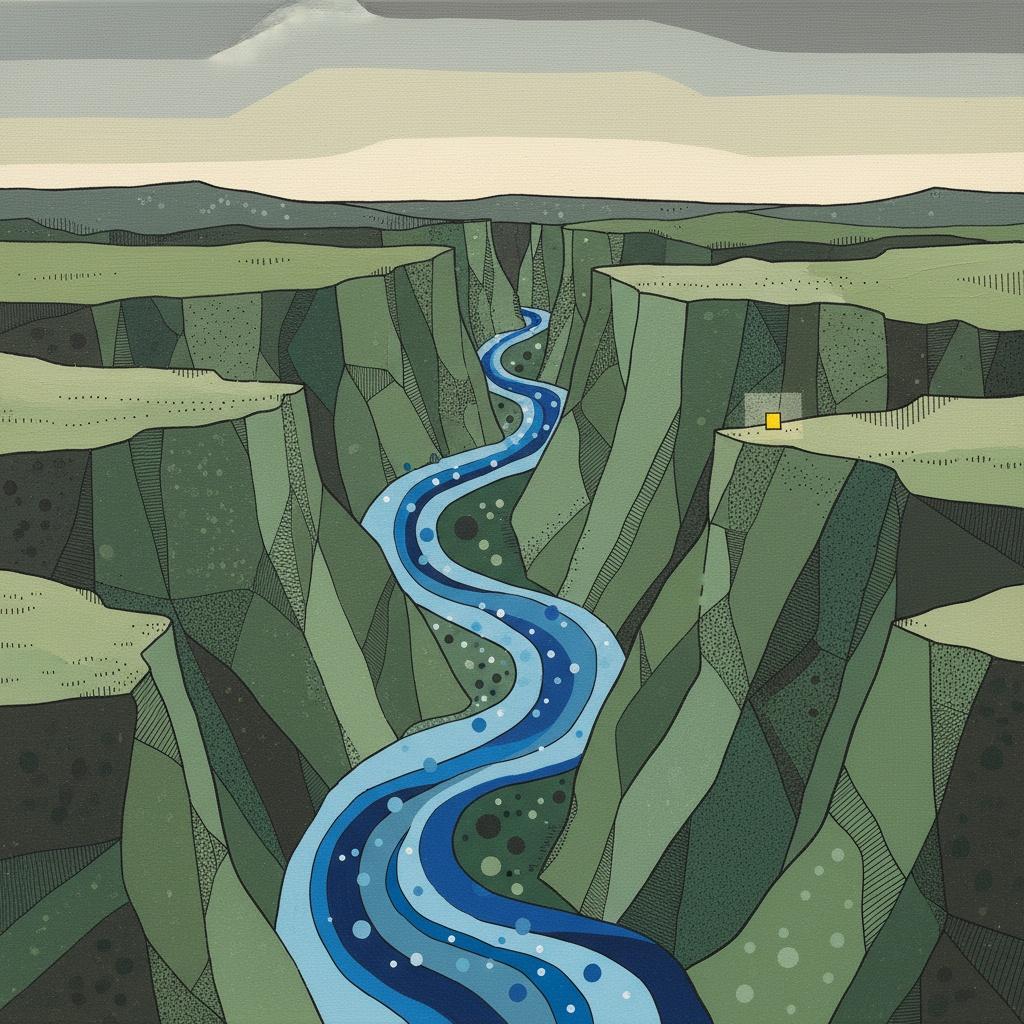Rhythms Of The Azure Trace: A Study In Verdant Geometry — Jacques Villedieu
