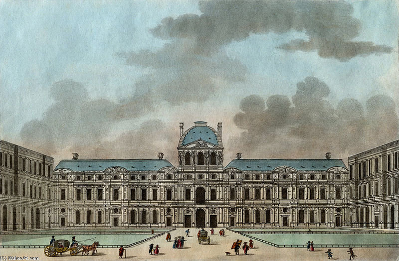 Cour Du Louvre — Jean-françois Janinet