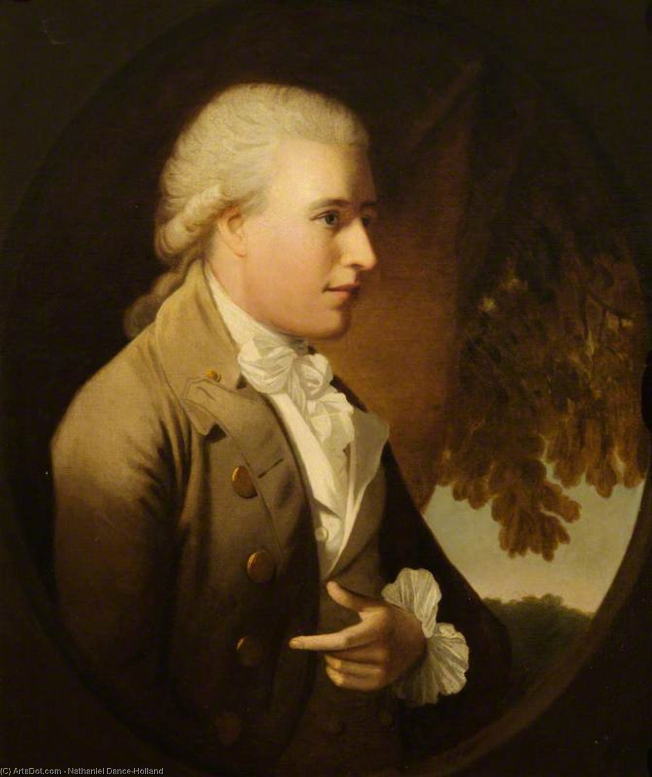Portrait Of A Gentleman — Sir Nathaniel Dance Holland