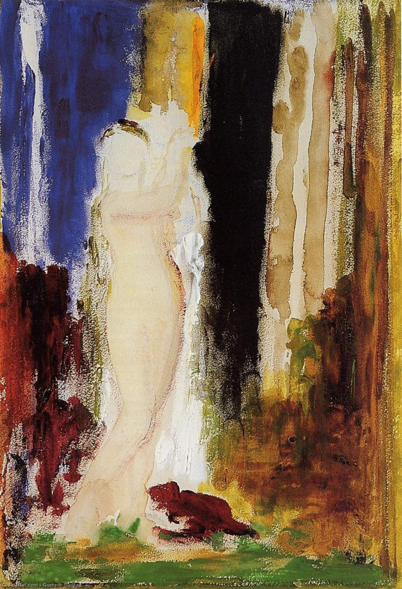 Woman Bathing — Gustave Moreau
