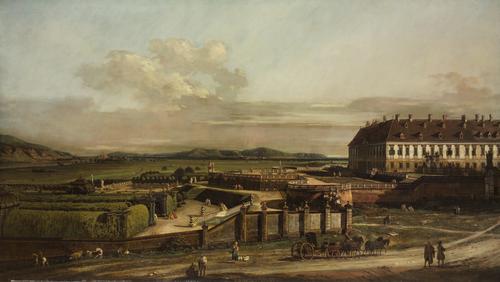 Das Kaiserliche Lustschloß Schloßhof, Ansicht Von Norden — Bernardo Bellotto