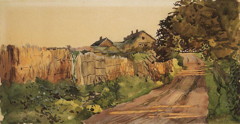 The Road In The Country — Konstantin Andreevic Somov