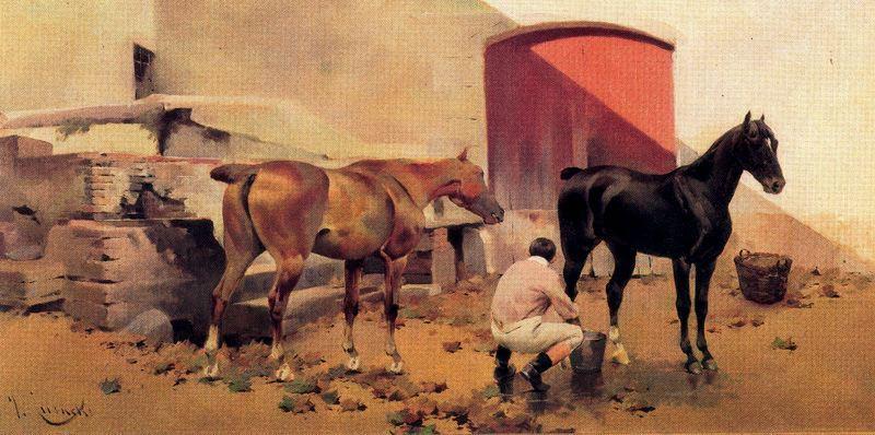 The Bath Of The Horses — Josep Cusachs I