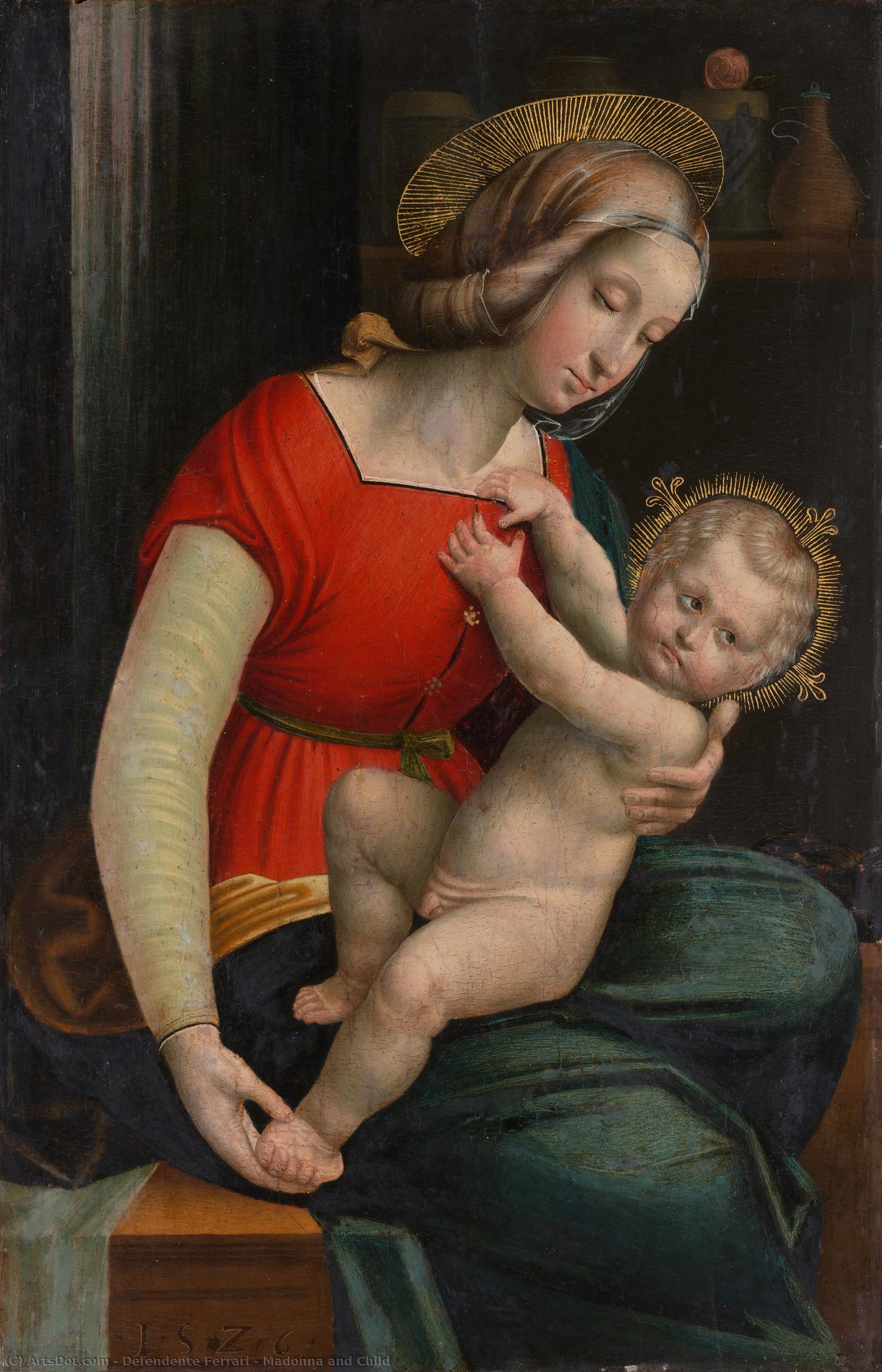 Madonna And Child — Defendente Ferrari