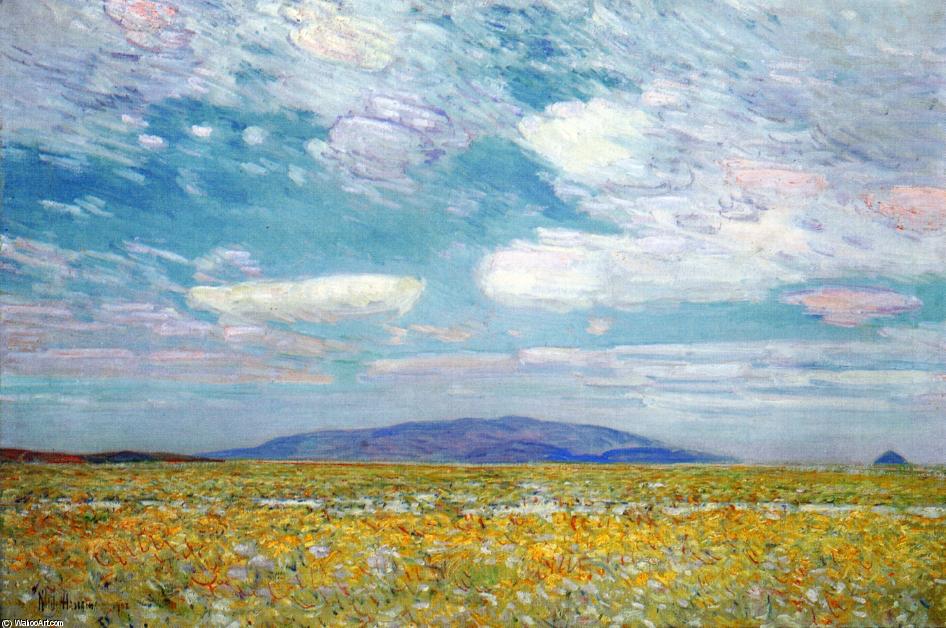 Alkali, Rabbit Brush And Grease Wood Squaw Cap, Oregon Trail — Frederick Childe Hassam