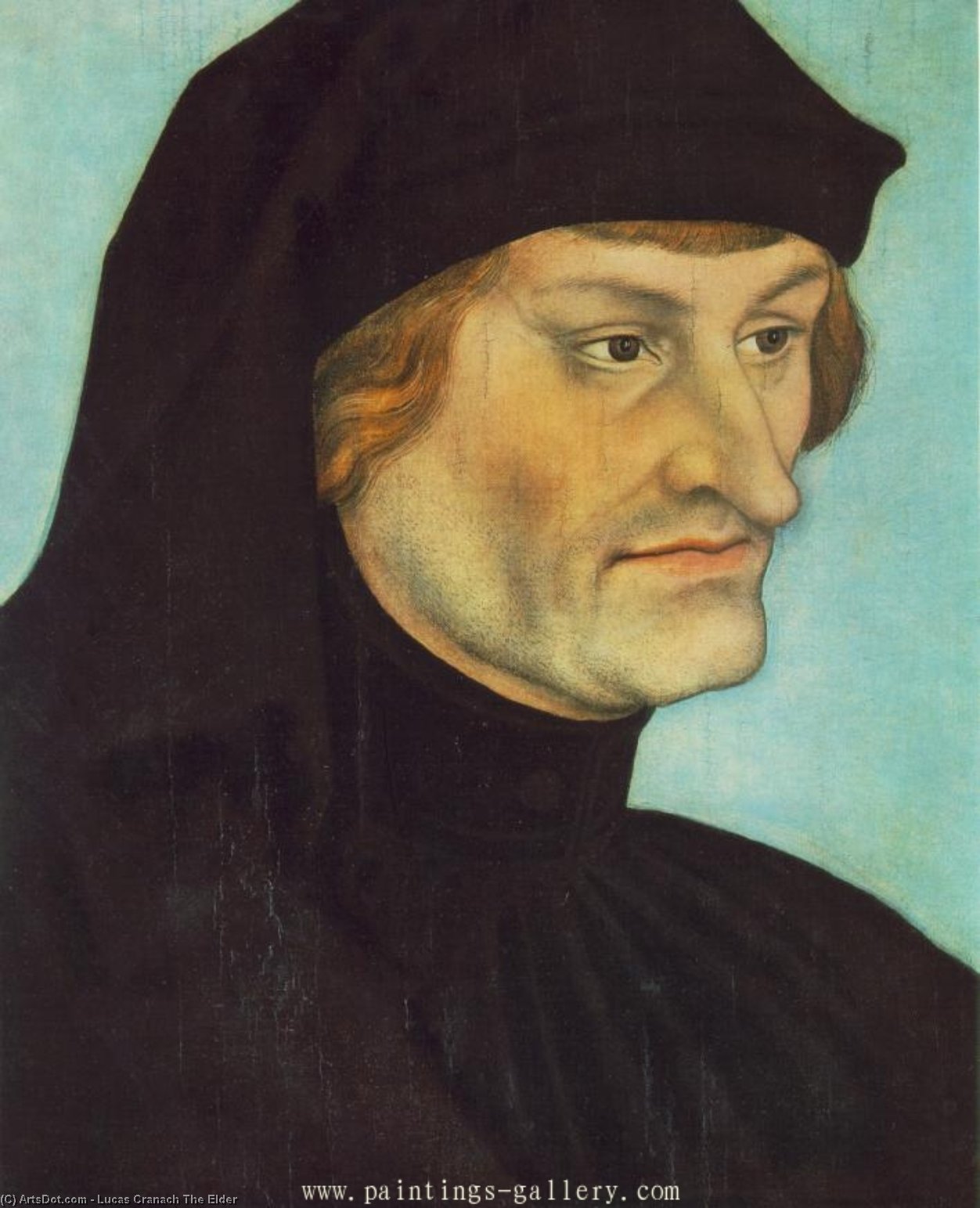 Retrato De Johannes Geiler Von Kaysersberg — Lucas Cranach El Viejo