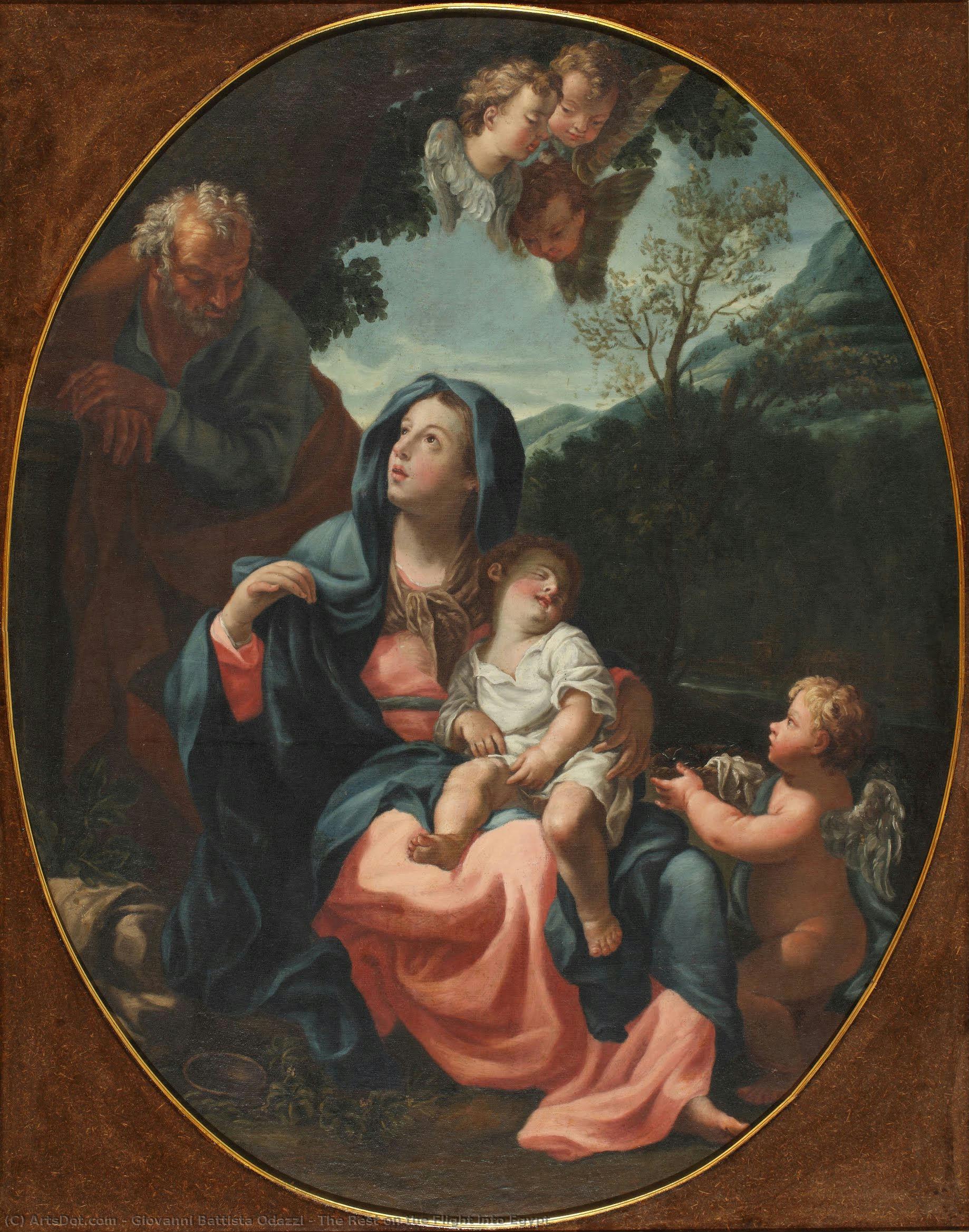 The Rest On The Flight Into Egypt — Giovanni Battista Odazzi