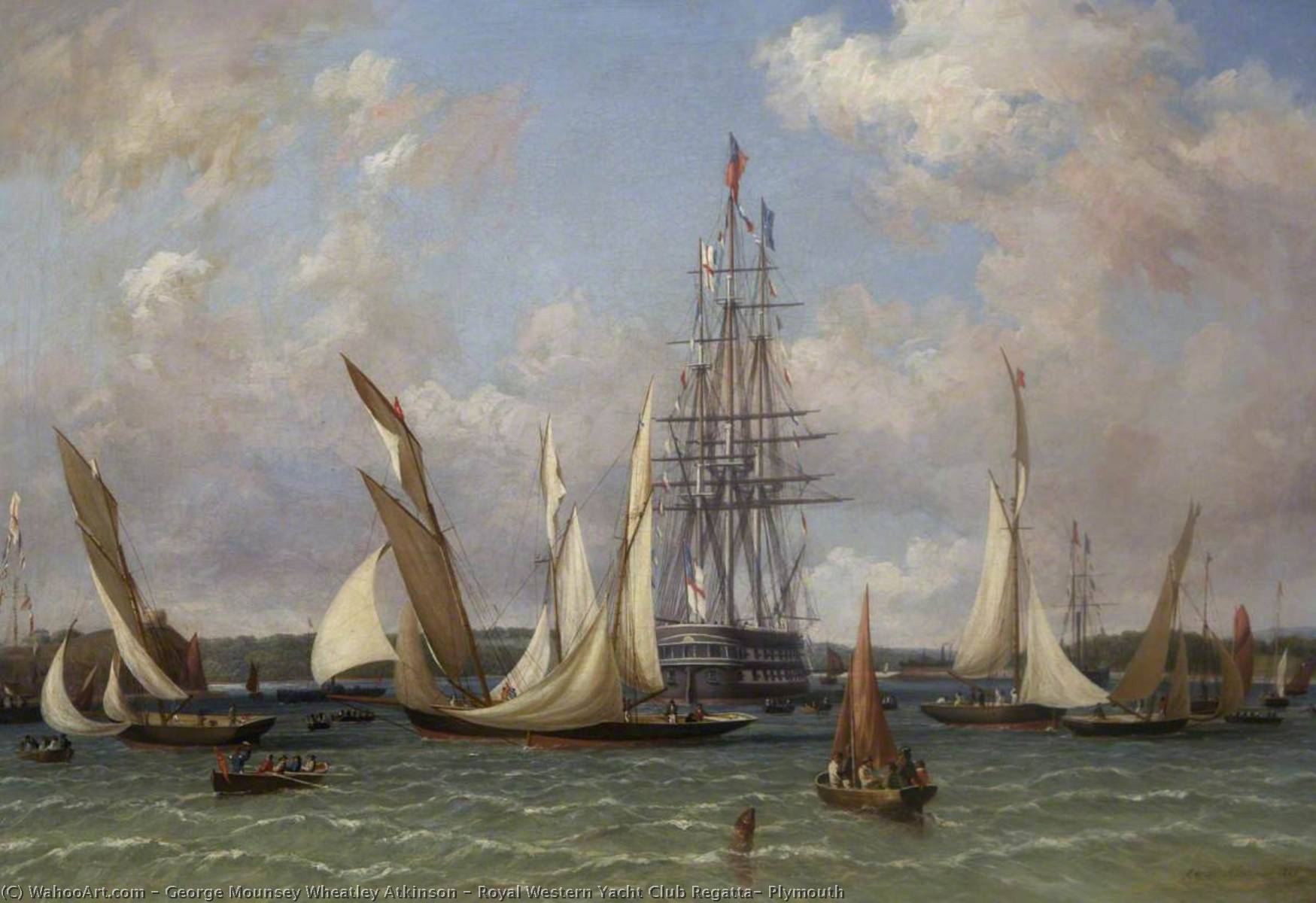 Royal Western Yacht Club Regatta, Plymouth — George Mounsey Wheatley Atkinson