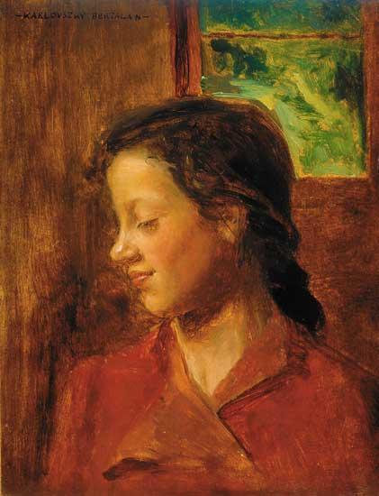 Girl In Front Of The Window — Bertalan Karlovszky