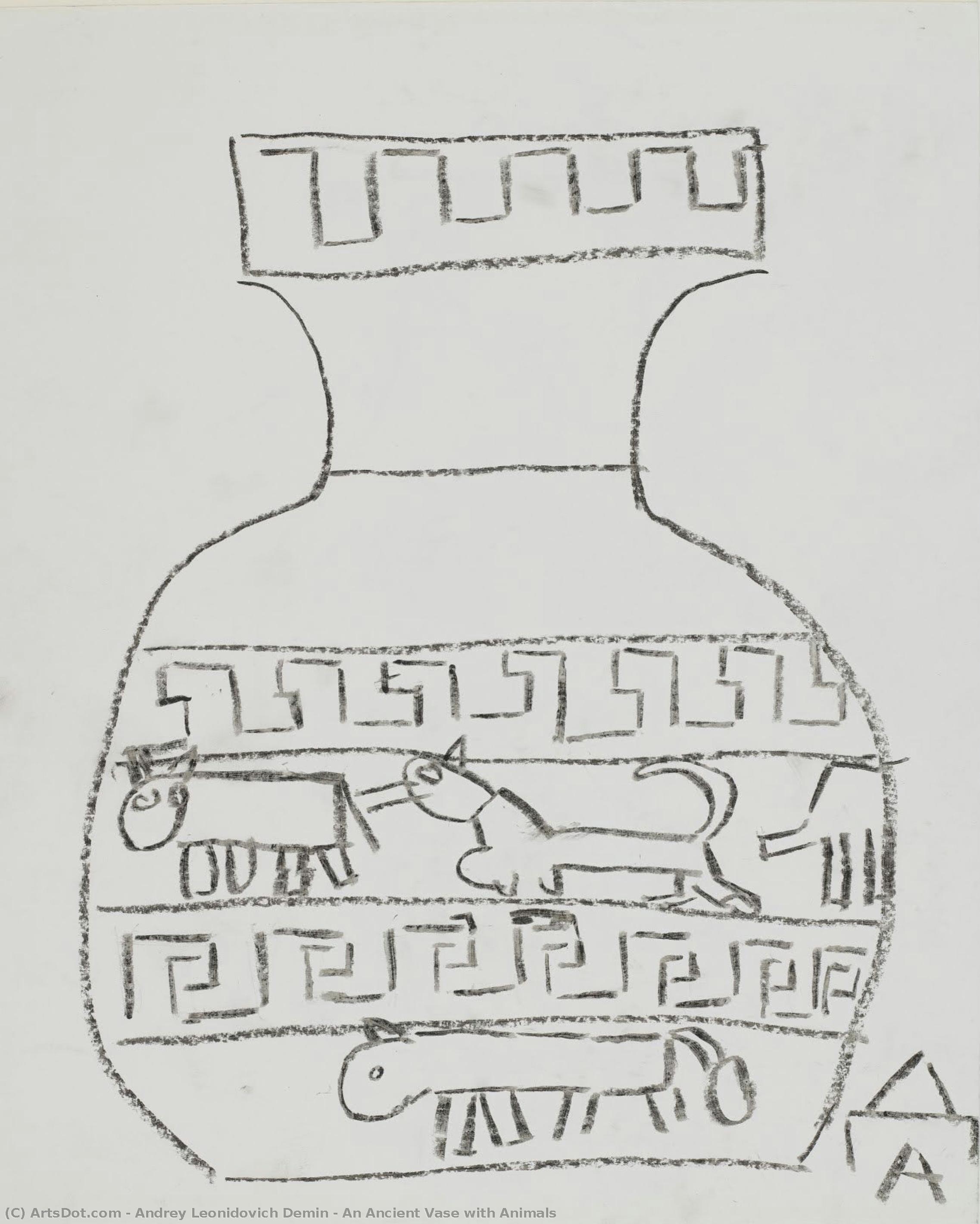 An Ancient Vase With Animals — Andrey Leonidovich Demin