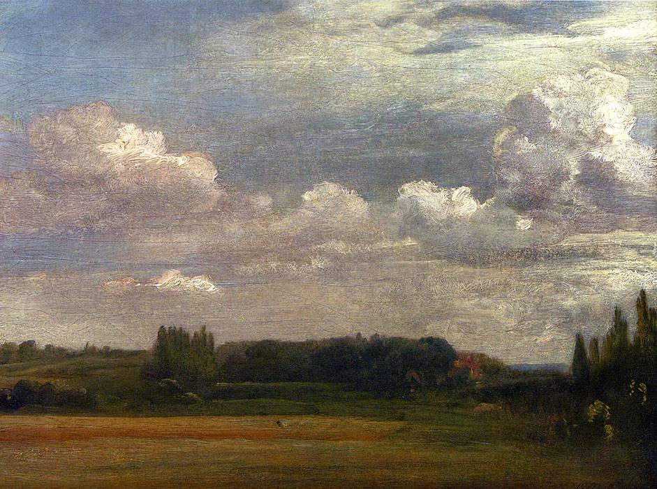View Towards The Rectory From East Bergholt House — John Constable