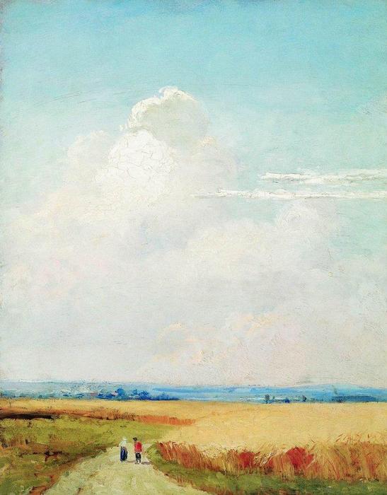 Study For The Painting ''noon In The Vicinity Of Moscow'' — Ivan Ivanovich Shishkin