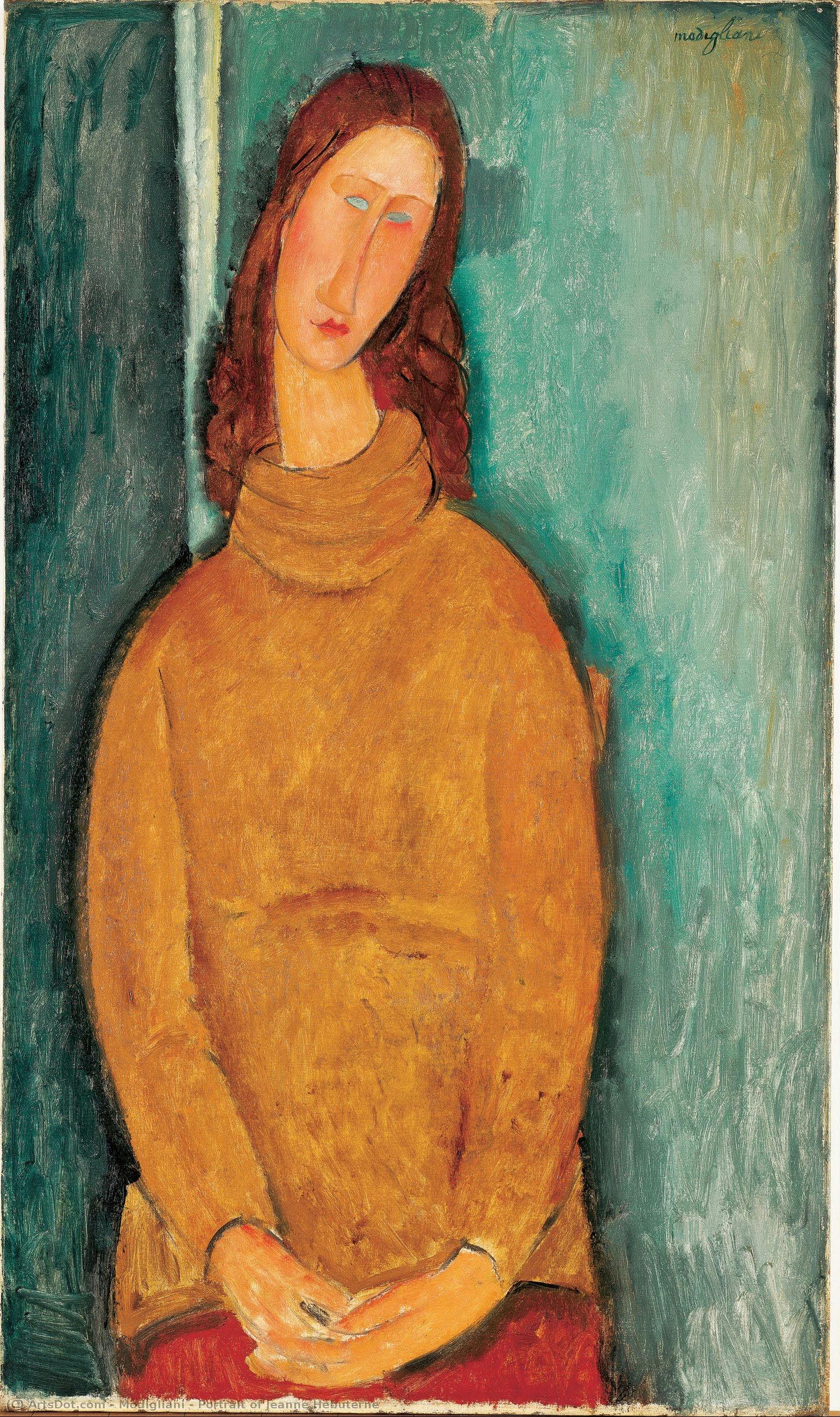 Portrait Of Jeanne Hébuterne — Amedeo Clemente Modigliani