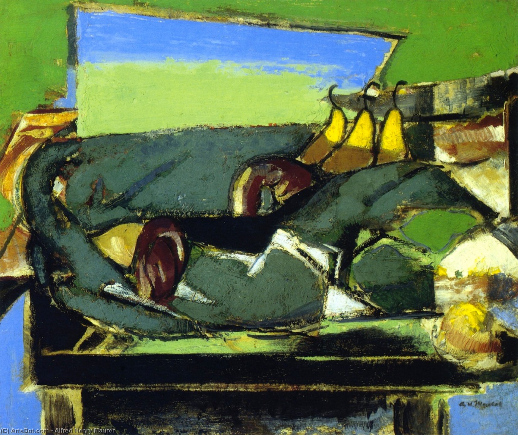 Still Life With Three Pears — Альфред Генри Мауэр