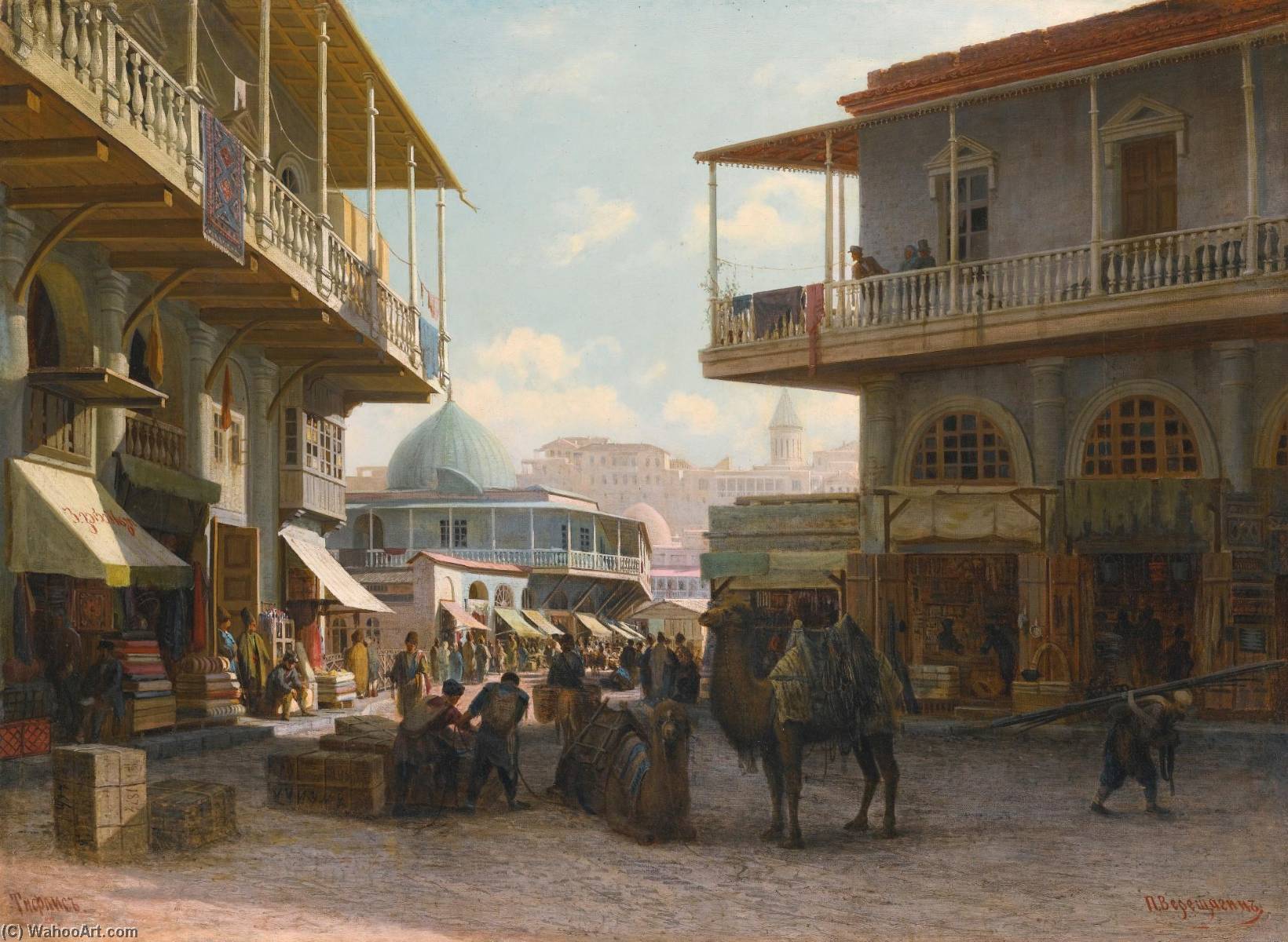 View Of Tiflis — Petr Petrovich Vereshchagin