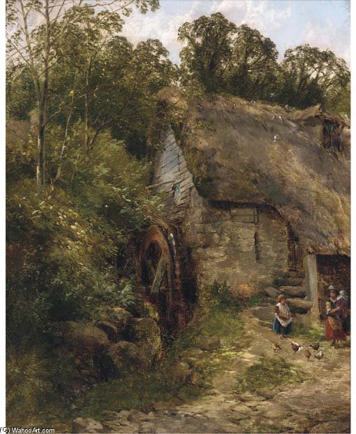 The Old Water-mill — Frederick Richard Lee