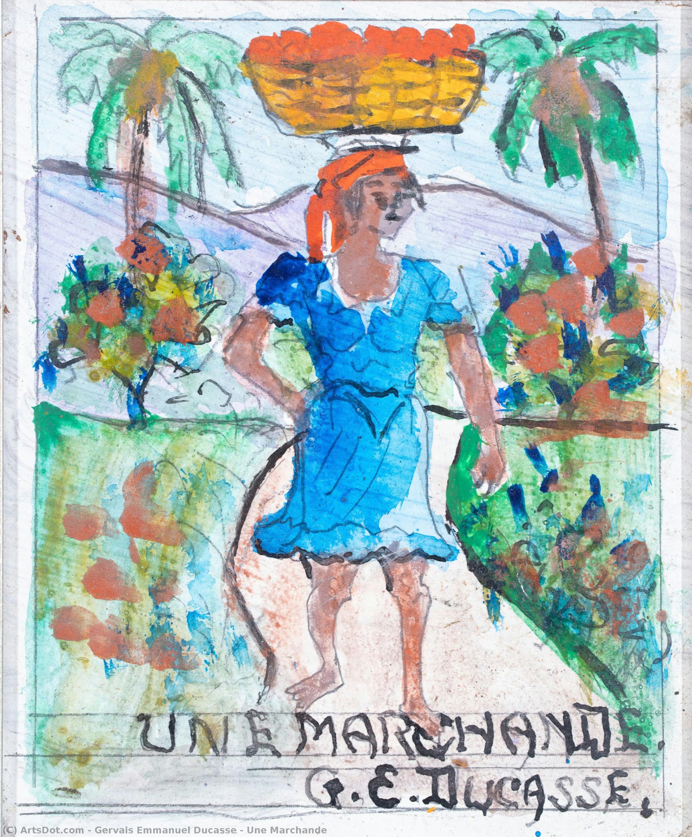 Une Marchande — Gervais Emmanuel Ducasse