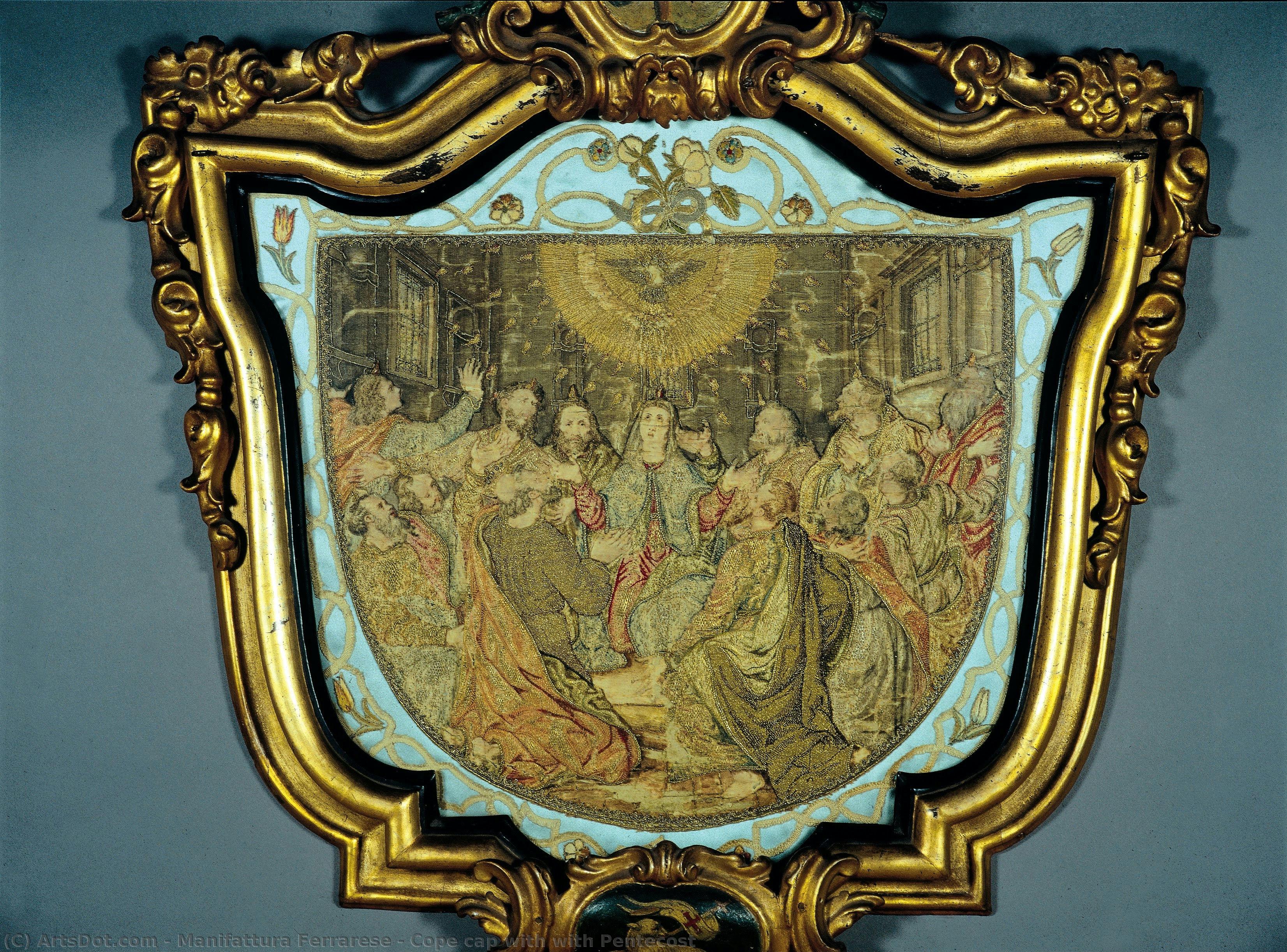 Cope Cap With With Pentecost — Manifattura Ferrarese