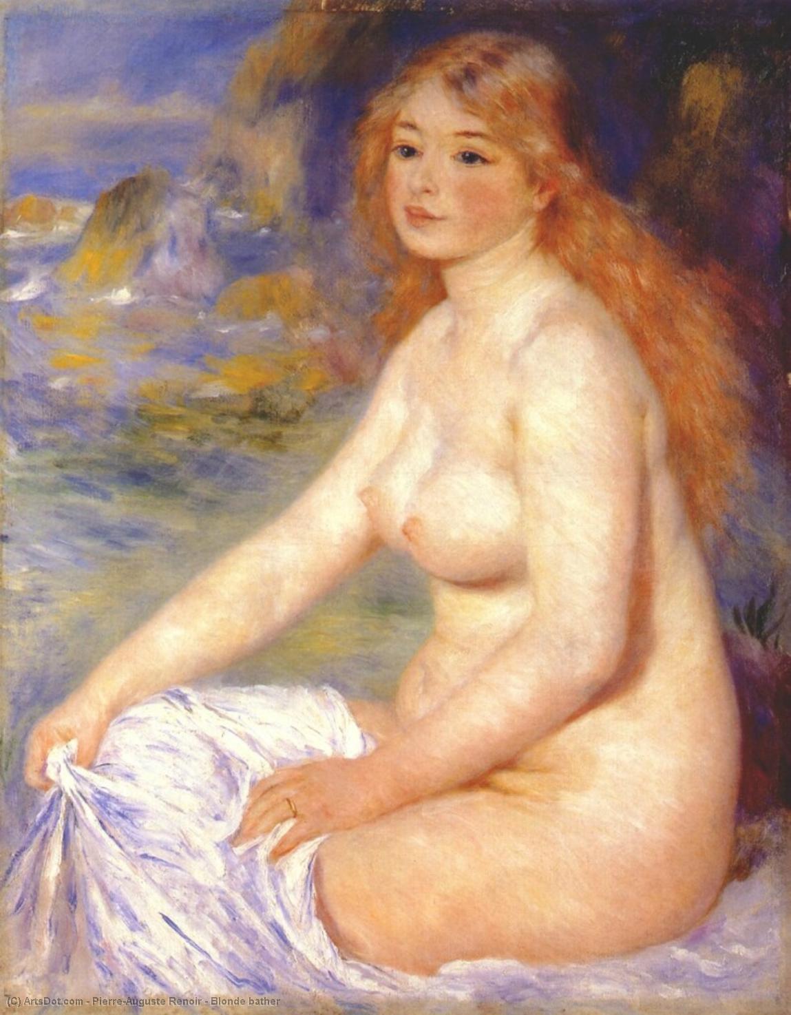 Blonde Bather — Pierre-auguste Renoir