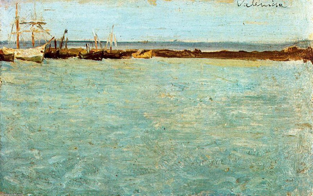 View Of The Port Of Valencia — Пабло Пикасо